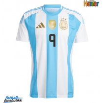 Argentina Julian Alvarez #9 Hjemmedrakt Copa America 2024 Kortermet